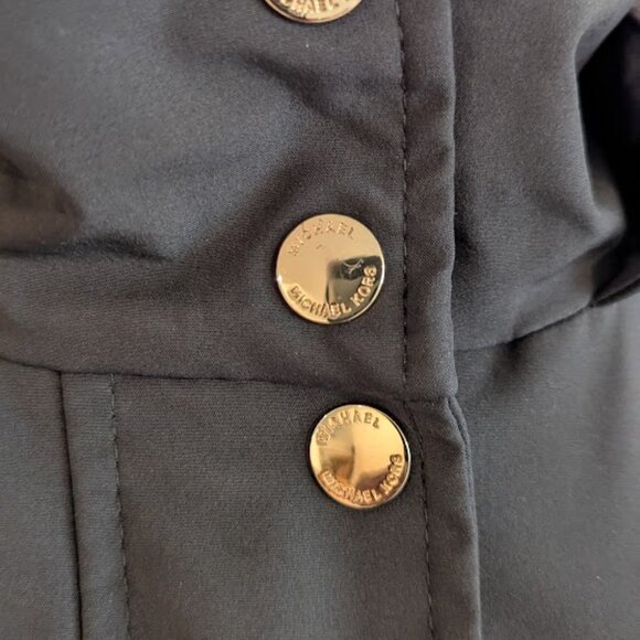 Michael Kors Women's Hooded Anorak Rain Coat (Size Large, Hunter Green) - Picture 6 of 12